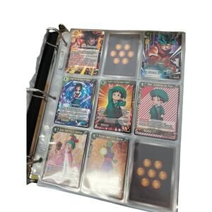 Dragon Ball Super Card Game Binder Lot 60+ Cards Ultra Pro Album Goku Piccolo